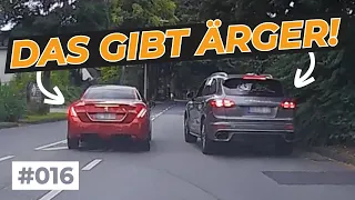 Leitplanke geküsst, Fahrradcops und lebensmüdes Überholen | #German #Dashcam | #016