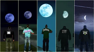 Evolution of MOON in GTA games! (Timelapse) (2001-2020)