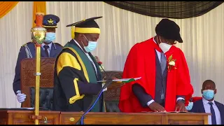 President E D Mnangagwa Officiates at the Great Zimbabwe University Graduation Ceremony and Official