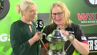 Trina Gulliver presented with World Championship Trophy