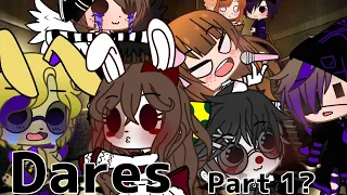 []Afton Family Dares[]Part 1?[]Fnaf[]《Not_Exotic》