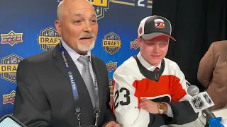 Matvei Michkov really wanted the Flyers, “we were speaking the same language.”