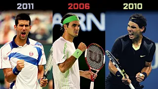 Top 10 MEJORES temporadas del Big 3 || Federer vs Nadal vs Djokovic
