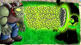 99 Gatling Pea vs Wall-nut vs Dr.Zomboss | Plants vs Zombies