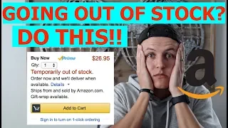 Amazon FBA! What to Do When You Run Out of Stock!