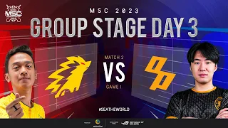 [EN] MSC Group Stage Day 3 | OUTPLAY VS ONIC | Game 1