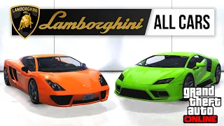 All Lamborghini Cars in GTA 5 Online [2024 in-depth guide]