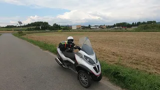 Test długodystansowy Piaggio MP3 400cm3 - 1600 km Beskid Niski