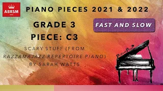 ABRSM 2021 & 2022 Piano Grade 3 C3 Scary Stuff - Sarah Watts