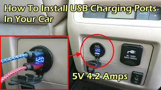 How To Install USB Charge Ports In Your Car - Nissan Pathfinder