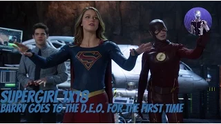 Supergirl 1x18 - Barry goes to the D.E.O. for the first time