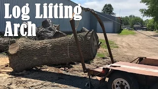 Log Lifting Arch - Log Hauling Trailer Pt 2