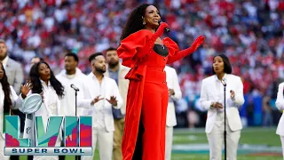 "Lift Every Voice and Sing" Performed by Sheryl Lee Ralph at Super Bowl LVII