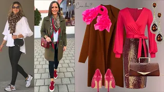 Vintage Clothing For Women Over 50 | Shein Business Outfits Fashion 2024 | Kohls Winter clothes