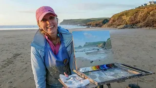 Real Time PLEIN AIR with Challenges, Oil Painting Demonstration