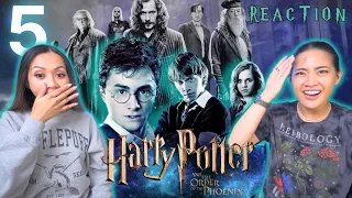 OUR FAVORITE SO FAR 🤩 Harry Potter and the Order of the Phoenix🦉| Reaction & Review