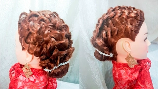 прически на длинные волосы  и прически с плетением и валиком hair легкие hairstyle быстрые