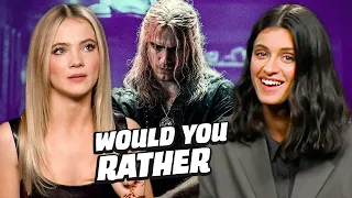 The Witcher Stars Play WOULD YOU RATHER