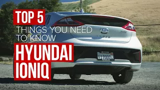 Five things to know about the 2017 Hyundai Ioniq Electric