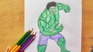 HULK DRAWING MARVEL STUDIOS 🔥 TIME LAPSE VIDEO