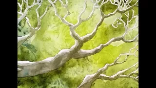 Watercolor: The Secret to Painting Foliage and Tree Branches