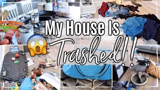 MESSY HOUSE TRANSFORMATION :: COMPLETE DISASTER CLEAN WITH ME 2019 :: DAYS OF CLEANING MOTIVATION