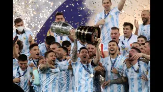 ARGENTINA CHAMPIONS OF COPA AMERICA 2021/ MONTAGE /