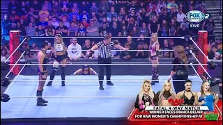 Rhea Ripley Vs Vs Liv Morgan Vs Alexa Bliss Vs DouDrop - WWE Raw Español Latino: 06/06/2022