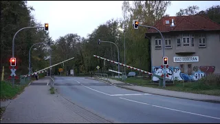 Bahnübergang Bad Doberan //Railroad crossing// Spoorwegovergang
