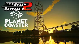 Top Thrill 2 | Sunset POV - Cedar Point (Planet Coaster)