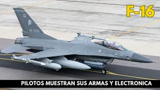 🇦🇷 F-16 Argentinos pilotos te muestran parte de sus armas y electrónica desde Dinamarca "1ra Parte"
