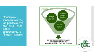 Охорона і раціональне використання водних багатств.