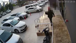 Hırsızlık şüphelileri önce kameralara sonra polise yakalandı