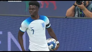 Bukayo Saka vs Italy - Showing His For England Once Again!