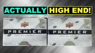 Opening 2 Boxes of 2021-22 Upper Deck Premier Hockey Hobby