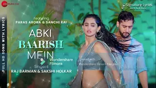 Abki Baarish Mein - Paras A, Sanchi R| Raj Barman, Sakshi H, Amjad Nadeem Aamir| Hollywood Tools