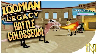 how to go to battle colosseum | loomian legacy