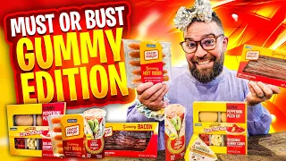 World's Weirdest Gummies | Tasting & Review @TheAwesomeLawsons