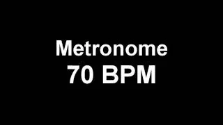 70 BPM Metronome 10 min.