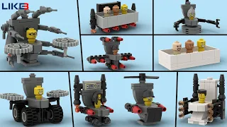 Skibidi Toilet LEGO : Building ALL TOILET ARMY #5 (Tutorial)