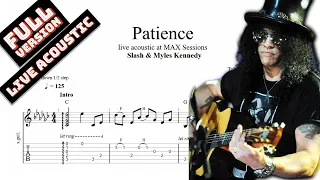 Patience acoustic TAB - Slash & Myles Kennedy - full version in Guitar Pro