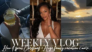 WEEKLY VLOG! FLYING MY FAMILY FIRST CLASS TO MEXICO + HOW I SPENT CHRISTMAS & MORE! ALLYIAHSFACE