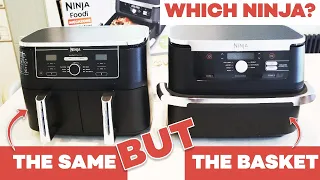 Ninja FlexDrawer versus Ninja Dual Zone. ALL about the basket