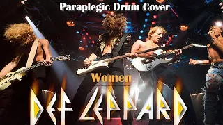 Women - Def Leppard - Paraplegic Drum Cover @MikeFewMusic # DefLeppard #Women #80s