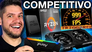 MELHORES PEÇAS CUSTO x BENEFÍCIO para FPS MÁXIMO! PC GAMER COMPETITIVO VALE A PENA?