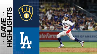 Brewers vs. Dodgers Game Highlights (8/16/23) | MLB Highlights
