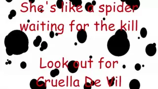 Cruella De Vil with Lyrics