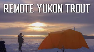 Five Days Ice Fishing a Remote Sub-Arctic Lake in the YUKON Wilderness - E.2