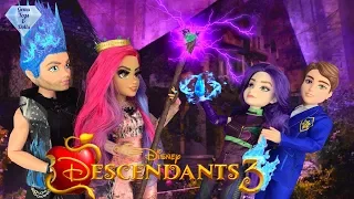 Audrey Fights Dragon Mal! Queen of Mean Takes Mal's Magic Disney Descendants 3 Doll Story Episode 5