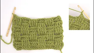 How to crochet a basket pattern